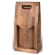 P/BOTTIGLIE 2 POSTI LEGNO TEAK V098