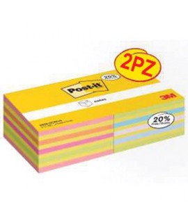 OFFERTA 2 CUBI POST-IT 3M 2028 LOLLIPOP