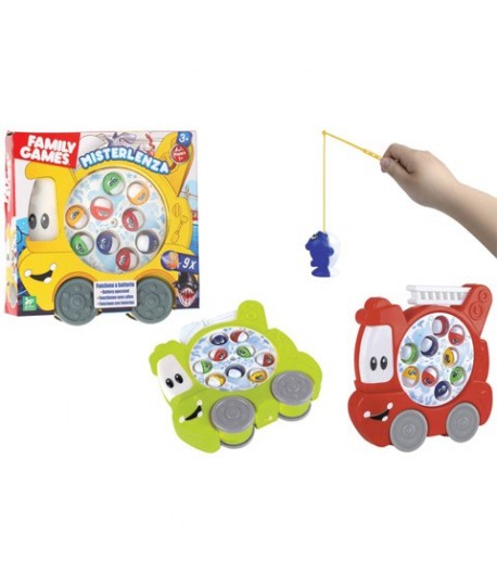 GLOBO 42779 FAMILYGAMES: GIOCO PESCA 9PZ