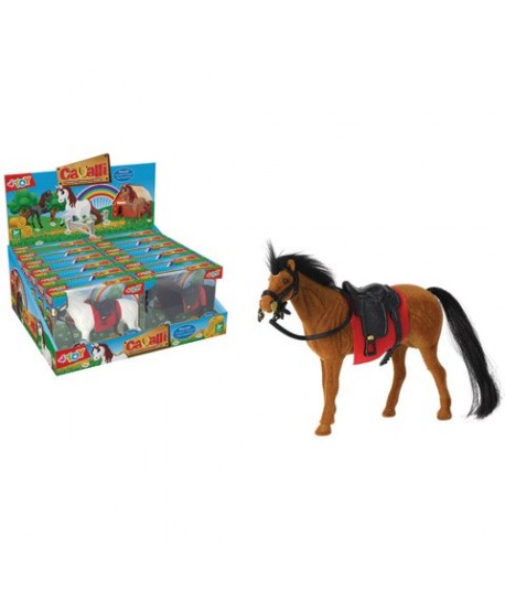 GLOBO 42646 CAVALLO FLOCCATO ALTO 10CM