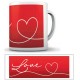 TAZZA IN CERAMICA VVMC06 LOVE ROSSA