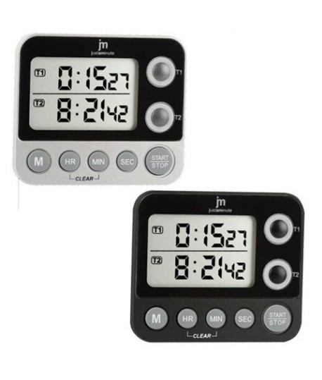 TIMER DOPPIO DIGITALE JM JT5413 (H/M/S)