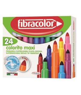 PENNARELLI FIBRACOLOR COLORITO MAXI 24C