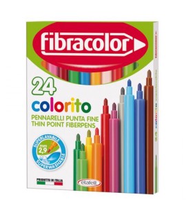 PENNARELLI FIBRACOLOR COLORITO 24PZ