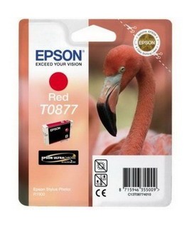 INKJET EPSON T087740 R1900 ROSSO