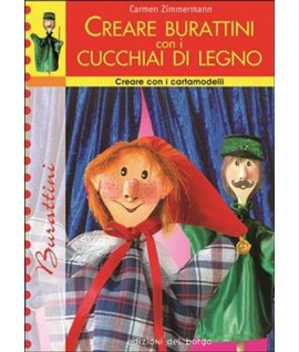 LIBRO BURATTINI C/CUCCHIAI DI LEGNO