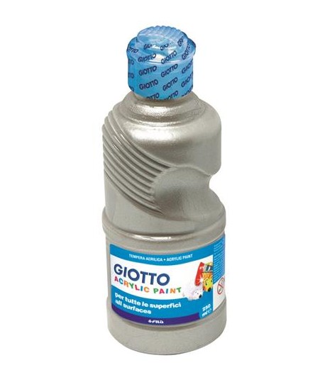 TEMPERA ACRIL GIOTTO 5339 250ML ARGENTO