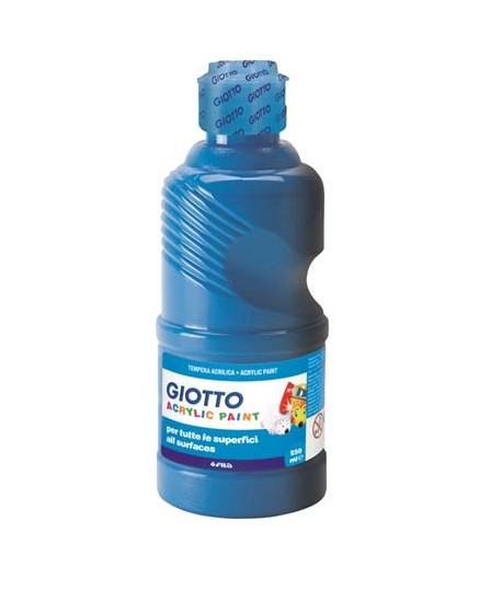 TEMPERA ACRIL GIOTTO 534015 250ML CIANO