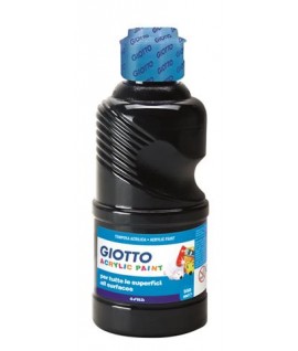 TEMPERA ACRIL GIOTTO 534024 250ML NERO