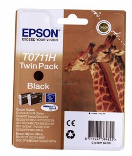 INKJET EPSON T0711H NERO 2PZ