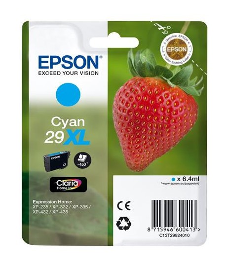 INKJET EPSON T2992 29XL CIANO FRAGOLA