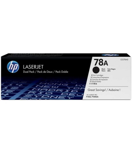 TONER HP LJ CE278AD 2PZ