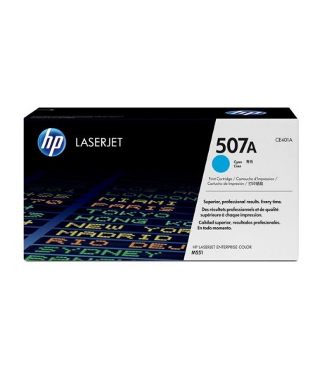 TONER HP CE401A LJ 507A CIANO M551