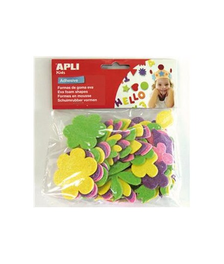 FORME FIORI GLITTER EVA APLI 13078 48PZ