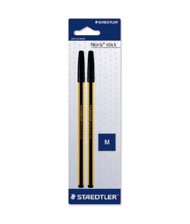 PENNA SFERA STAEDTLER 434 PM NERO BL.2