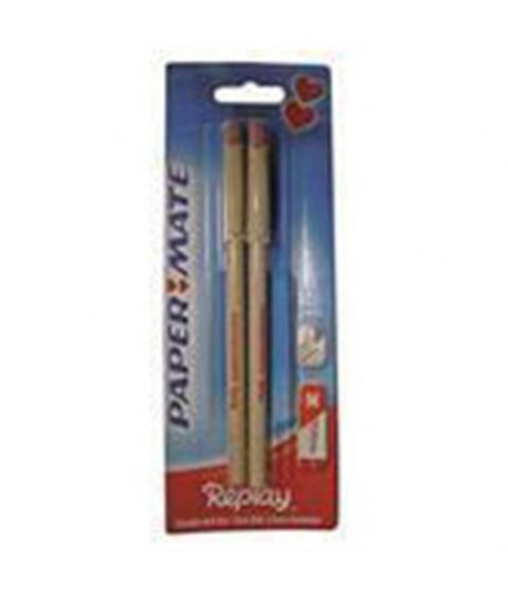 PENNA SFERA PAPERMATE REPLAY ROSSO BL.2