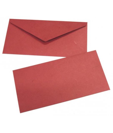 BUSTA LETTERE NATURE 11*22 ROSSO 10P