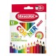 PASTELLI TRIA.FIBRACOLOR CORNER MAXI 12C