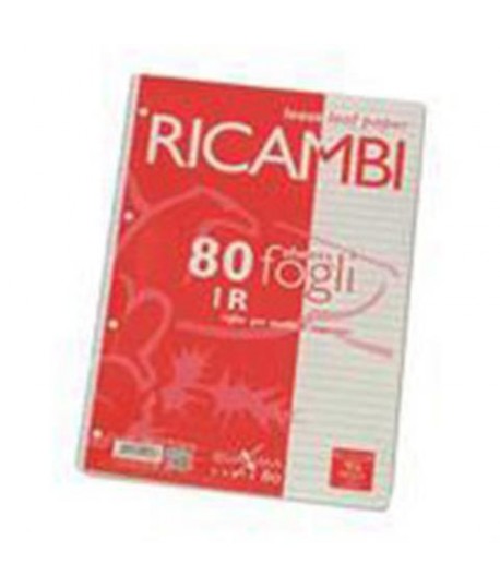 RICAMBIO QUAXIMA FORATO A4 80G 80FF 1R