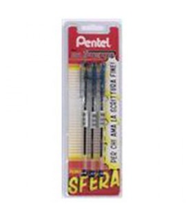 PENNA SFERA PENTEL SUPERB BK77 BLU BL.3