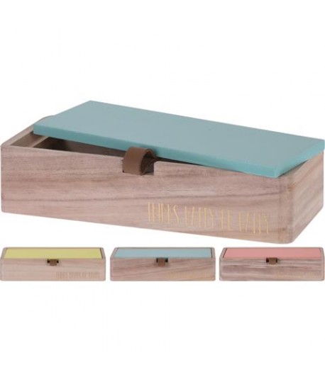 SCATOLA MDF WOOD 23X9X5CM HZ1903040