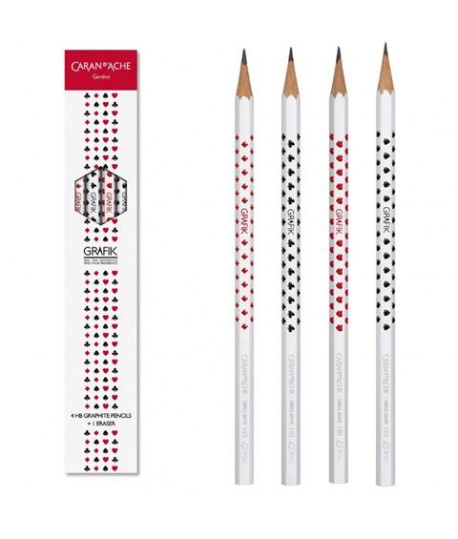 MATITE CARAN D'ACHE GRAFIK SET 4 PZ