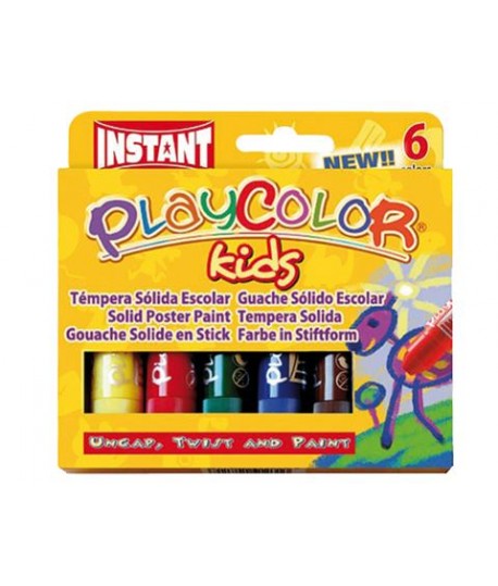 TEMPERA SOLIDA PLAYCOLOR KIDS ONE 6C