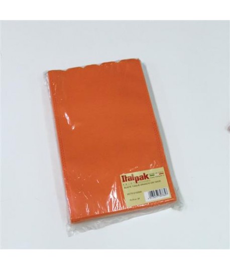 BUSTA PP TESSUTO 15X25 ARANCIO 24PZ