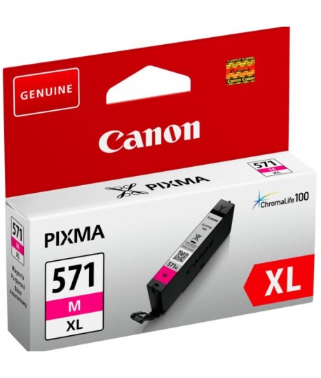 CARTUCCIA CANON CLI-571XL MAGENTA 0333C