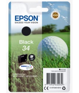 INKJET EPSON 34 NERO WF3720 6ML (GOLF)