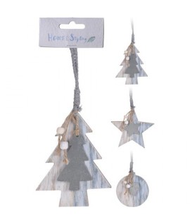 DECORO NATALE LEGNO 11CM DH8014220