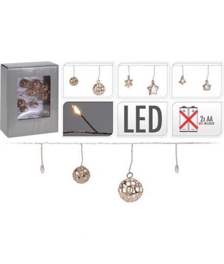 LUCI DECORI ASS. 20LED ORO AX5302310