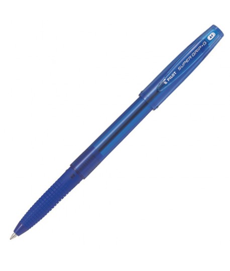 PENNA PILOT G-SUPERGRIP CAPPUC M BLU