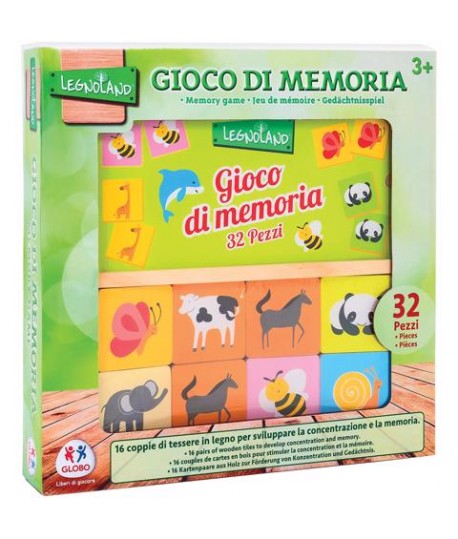 GLOBO 37706 MEMORY LEGNO 16 COPPIE