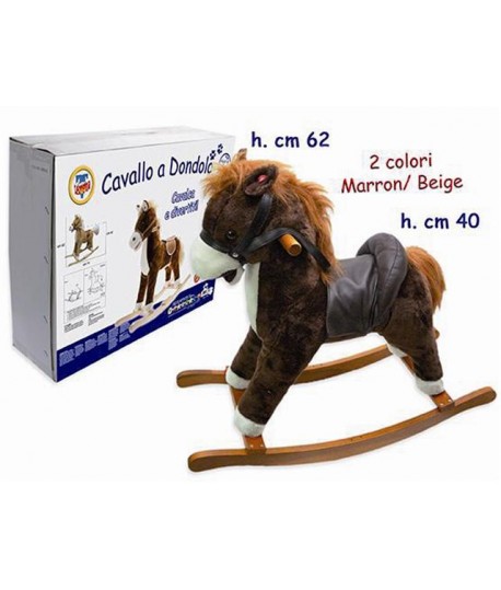 CAVALLO 36001 A DONDOLO PELUCHE