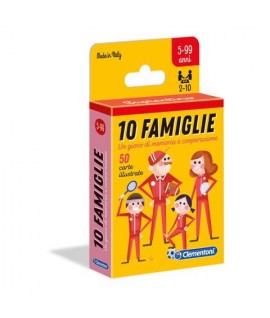 CLEMENTONI 16172 CARTE 10 FAMIGLIE