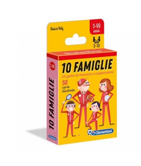 CLEMENTONI 16172 CARTE 10 FAMIGLIE