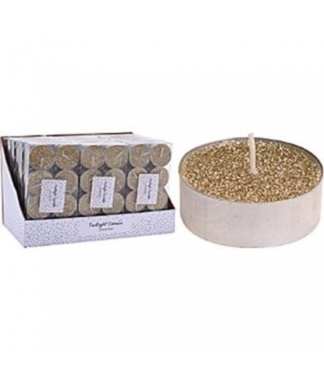 CANDELA T/LIGHT GLIT.ORO 8PZ ACC004120