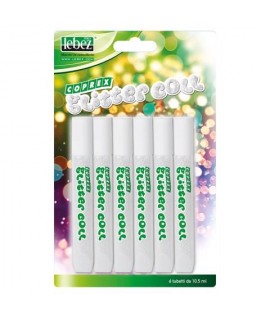 COLLA GLITTER LEBEZ 5131 BIANCO 6PZ