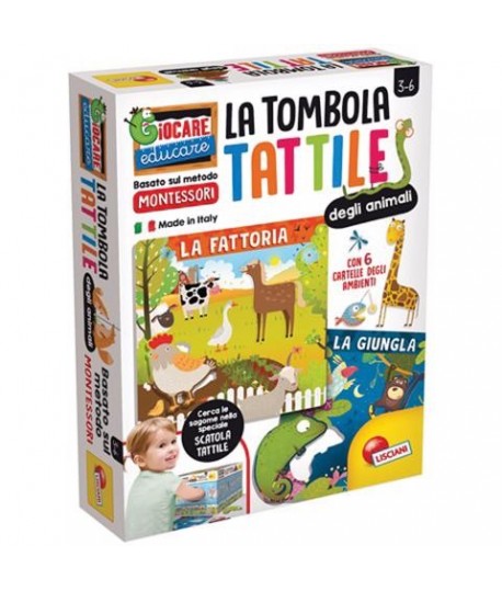 LISCIANI 72460 TOMBOLA TATTILE ANIMALI