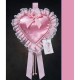 FIOCCO NASCITA CUORE F684 ROSA