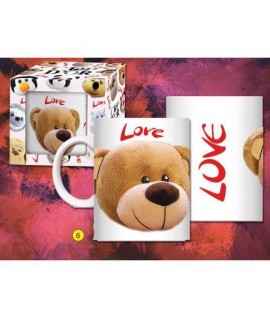 TAZZA CERAMICA LOVE ORSACCHIOTTO 7237 6