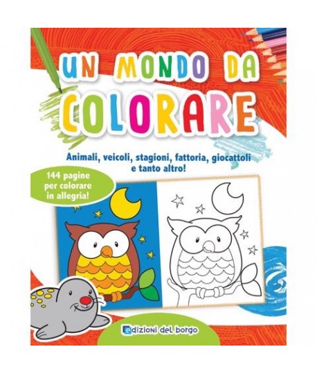 MONDO DA COLORARE GIUNTI 72550L