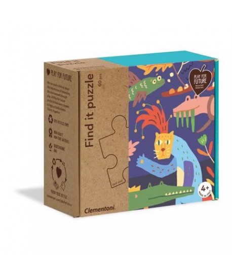 CLEMENTONI 16221 FIND IT PUZZLE JUNGLE