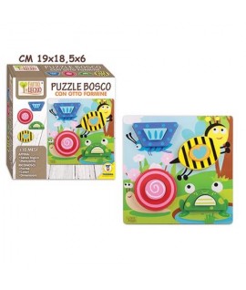 TEOREMA 40589 PUZZLE INSETTI C/8 FIGURE