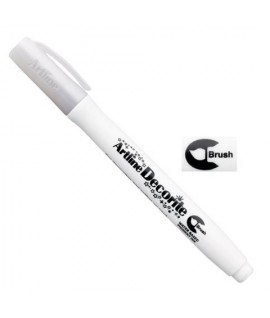 PENNARELLO ARTLINE DECORITE BRUSH BIANCO