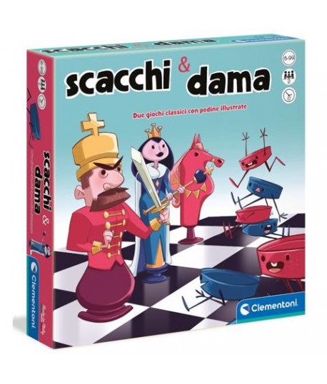 CLEMENTONI 16292 DAMA+SCACCHI ILLUSTRATI