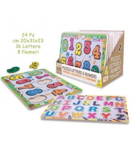 TEOREMA 40476 PUZZLE LEGNO NUMERI/LETTER