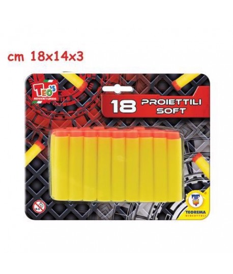 TEOREMA 66432 PROIETTILI SOFT 18PZ