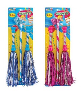 GLOBO 38027 SET MAJORETTE POM POM+NASTRO